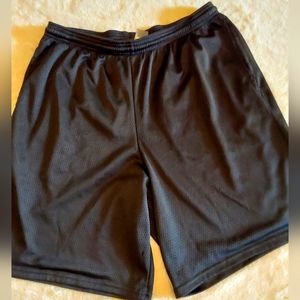 🌺 Mens Black Champion Athletic Shorts